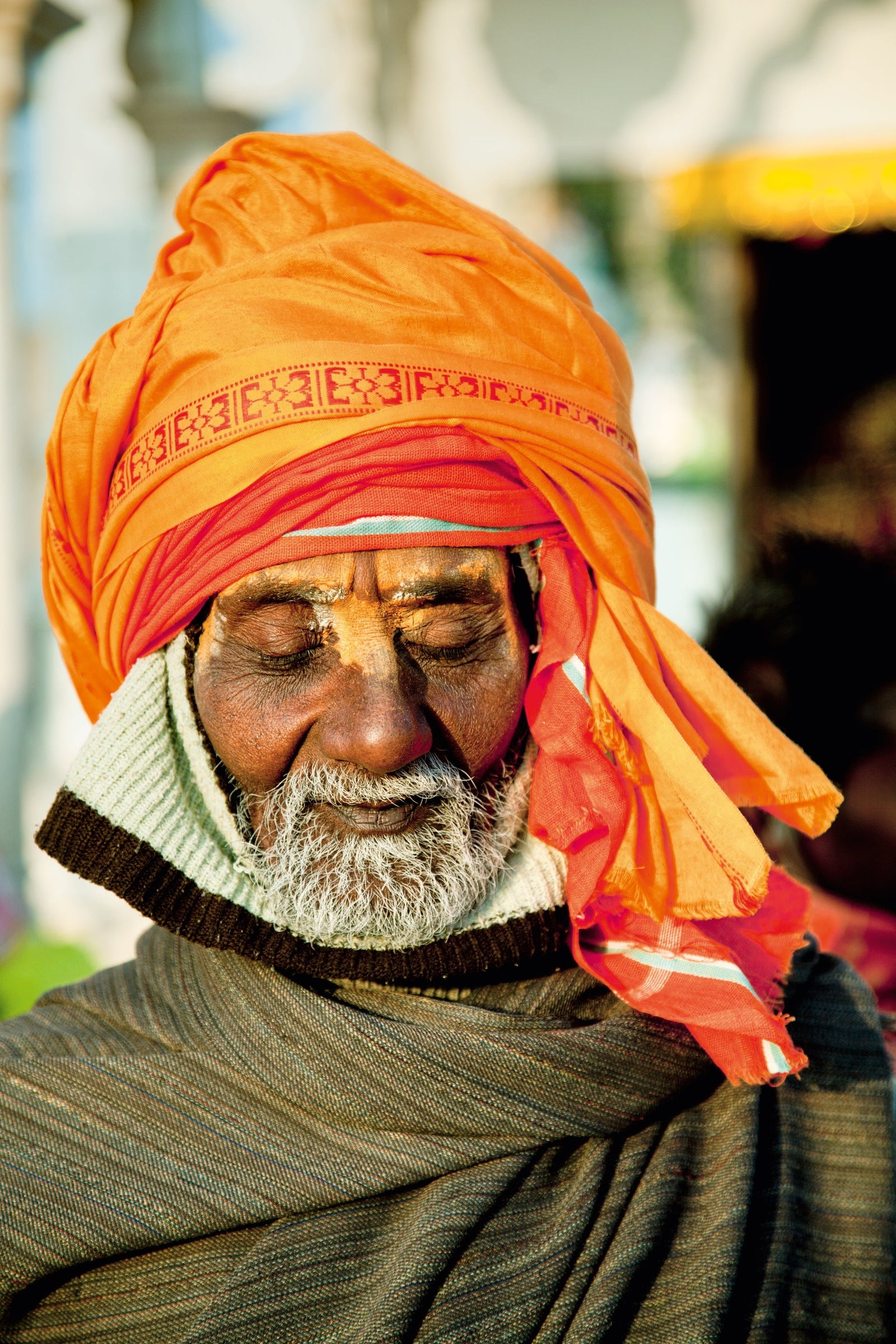 Photographie d’art d’André Wagner: A sadhu from Varshana.