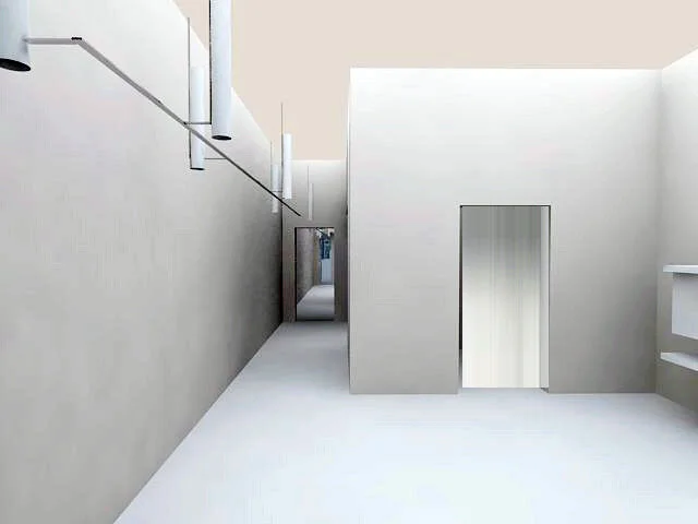 Visualisation architecturale d’un intérieur aux surfaces murales libres