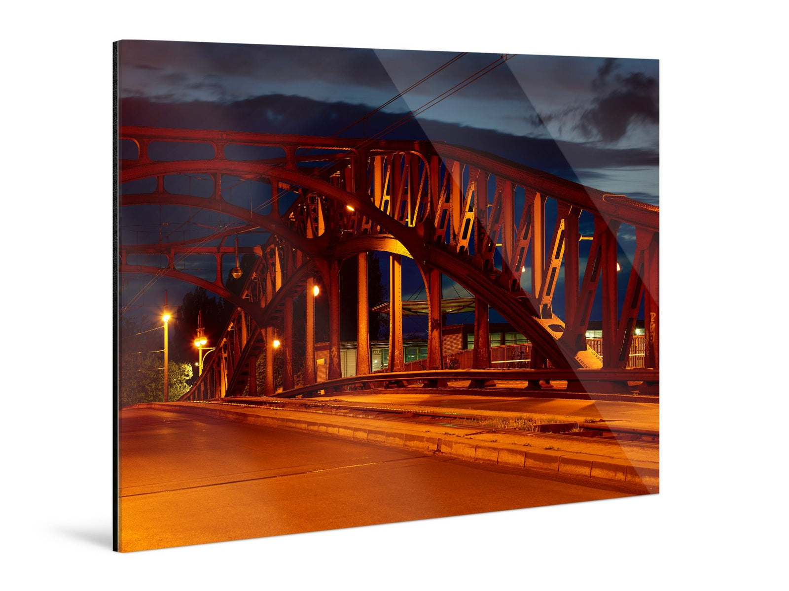 Additional view of the photographic artwork “Bornholmer brücke, Deutschland” by André Wagner.