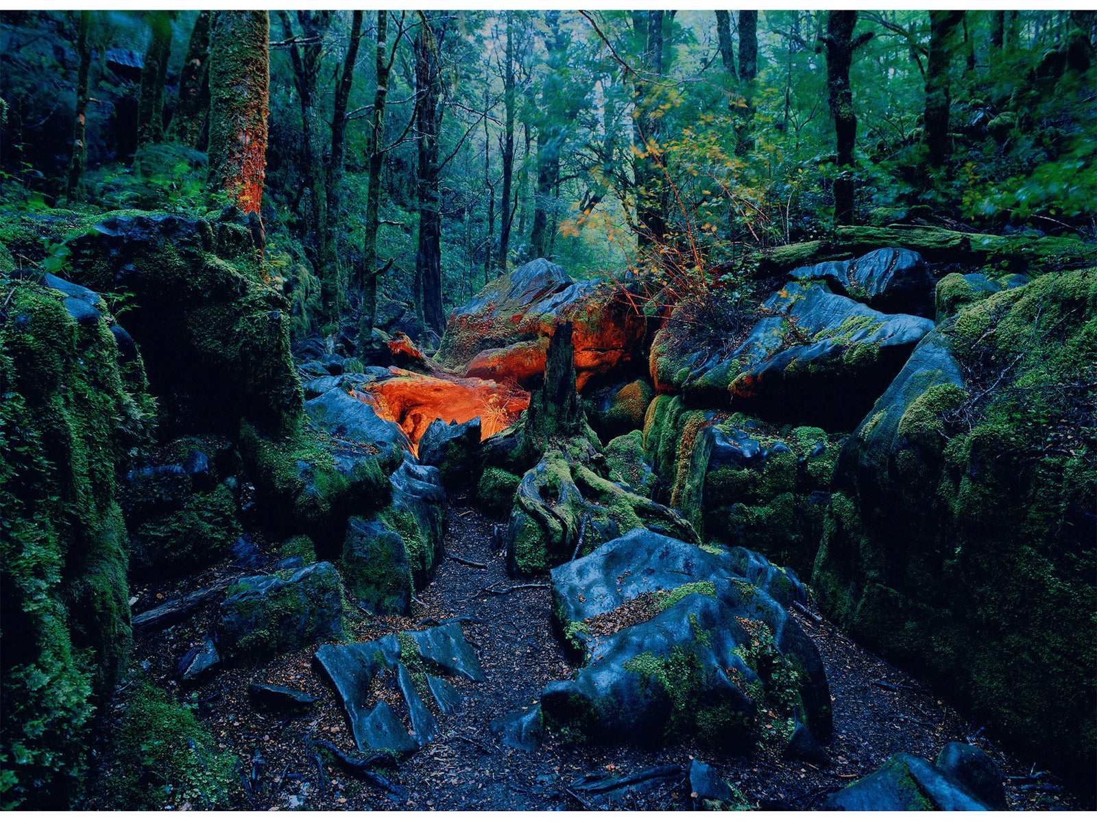 Photographie d’art d’André Wagner: Harwood hole 1, Neuseeland.