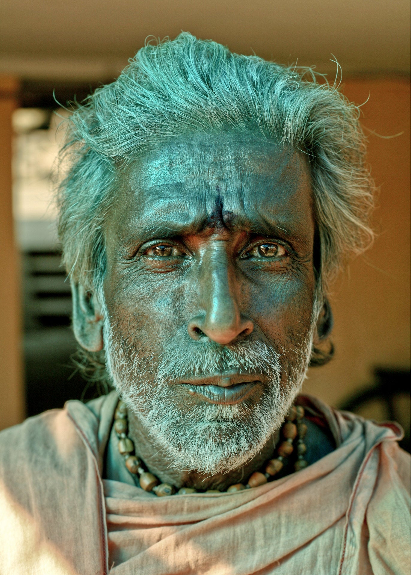 Photographie d’art d’André Wagner: NAVADVIP SADHU, Indian.