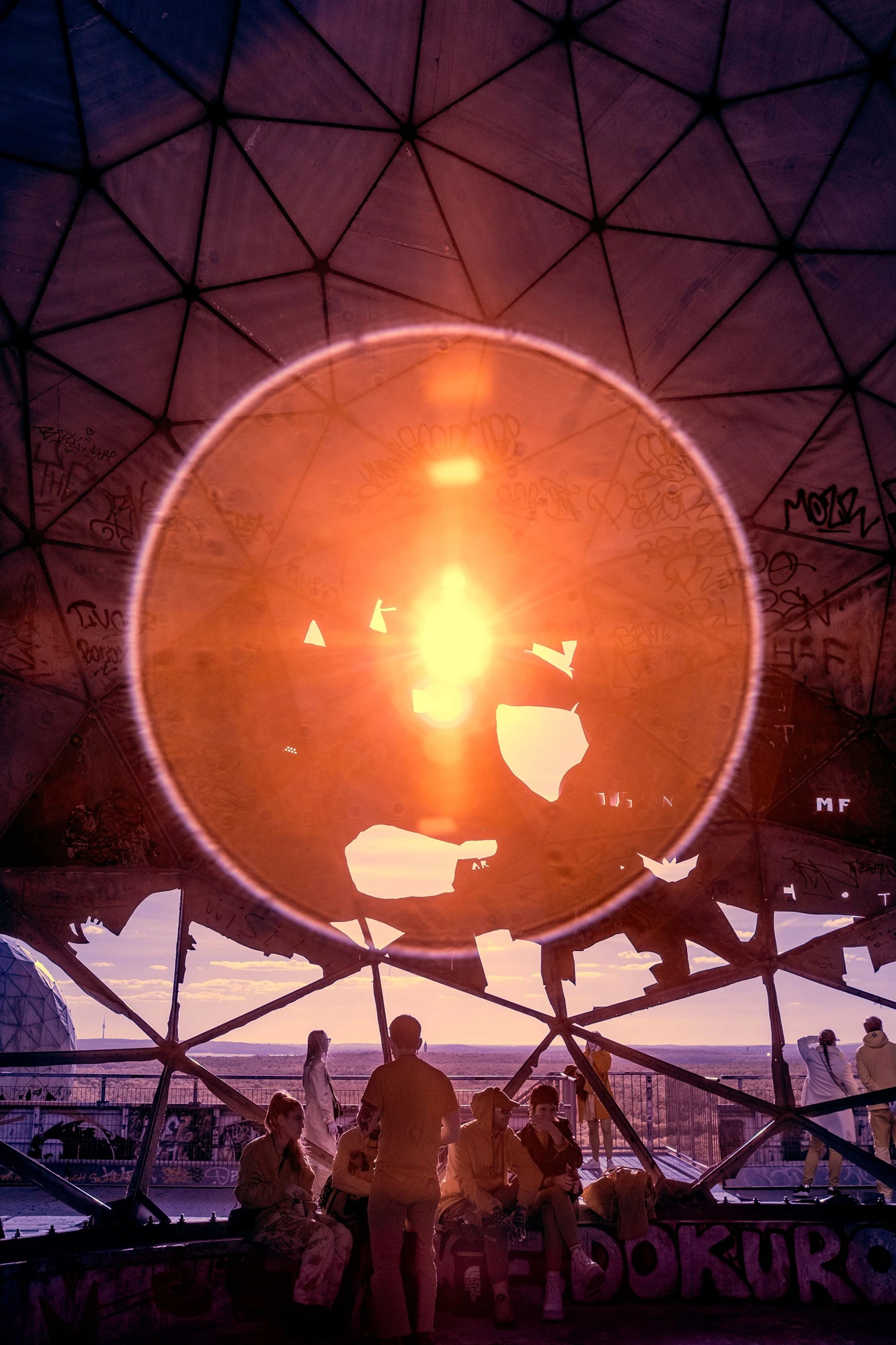 Teufelsberg's Sun Halo: A Berlin Perspective
