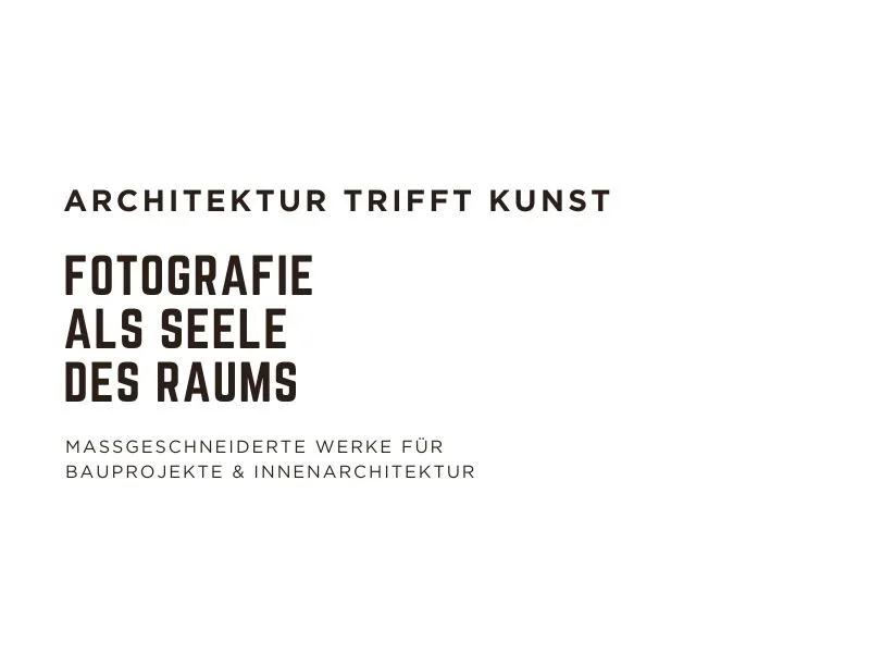 Architecture meets art – insights into projects