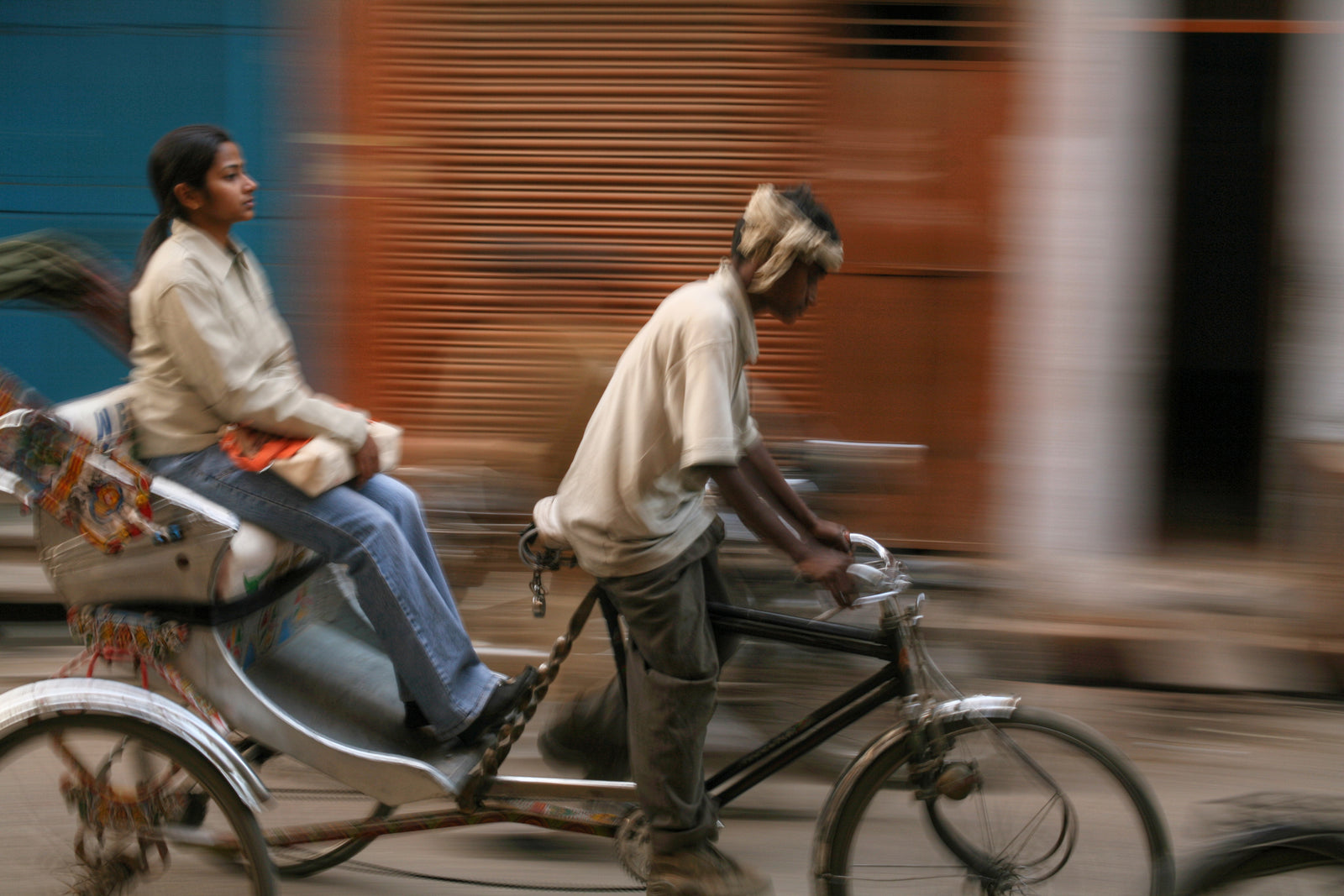 Rickshaw ride in Varanasi