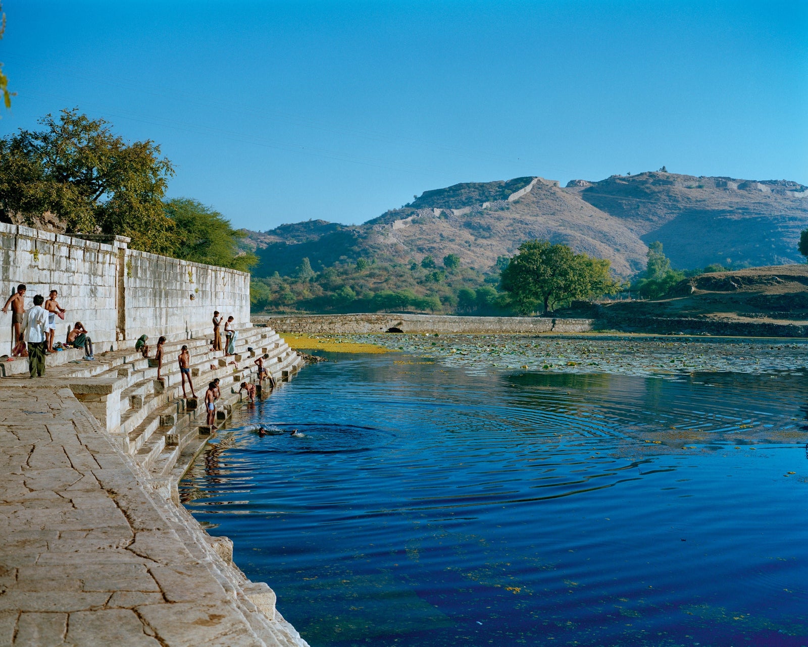 At the Kund of the Eklingeswar Shiva Temple in Rajasthan