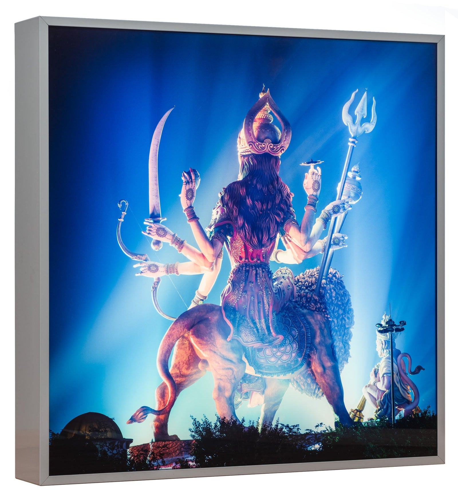 Spiritual architecture durga and hanuman, Indien (leuchtkasten)