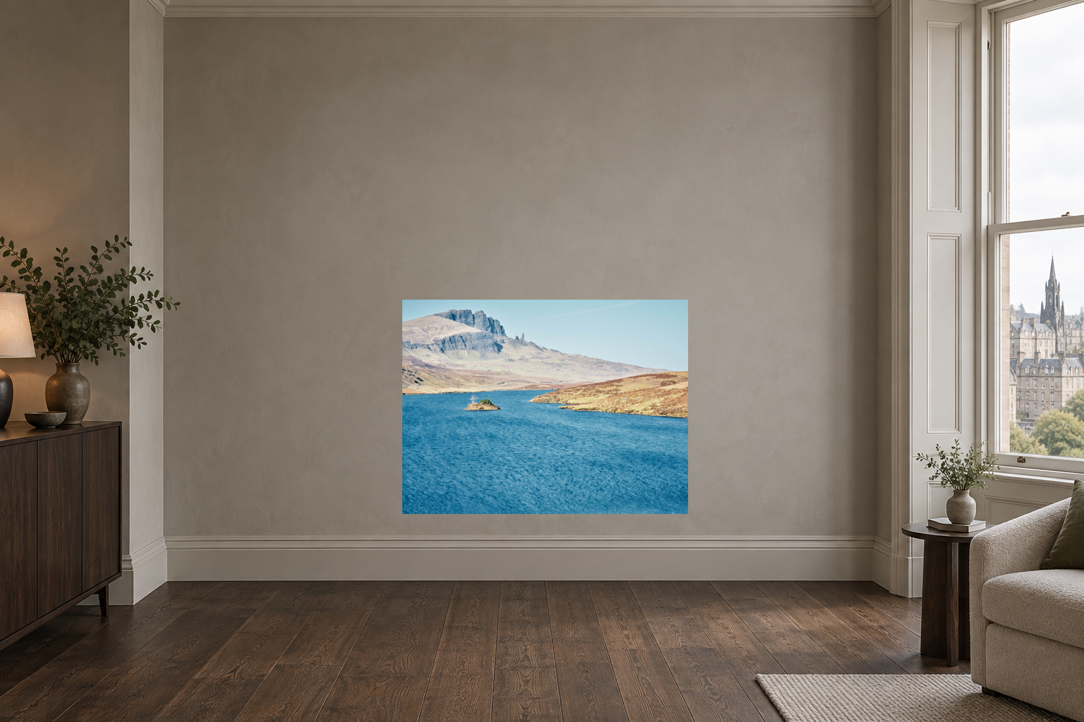 OLD MAN OF STORR, SCHOTTLAND – vue d’intérieur pour 81 × 108 cm