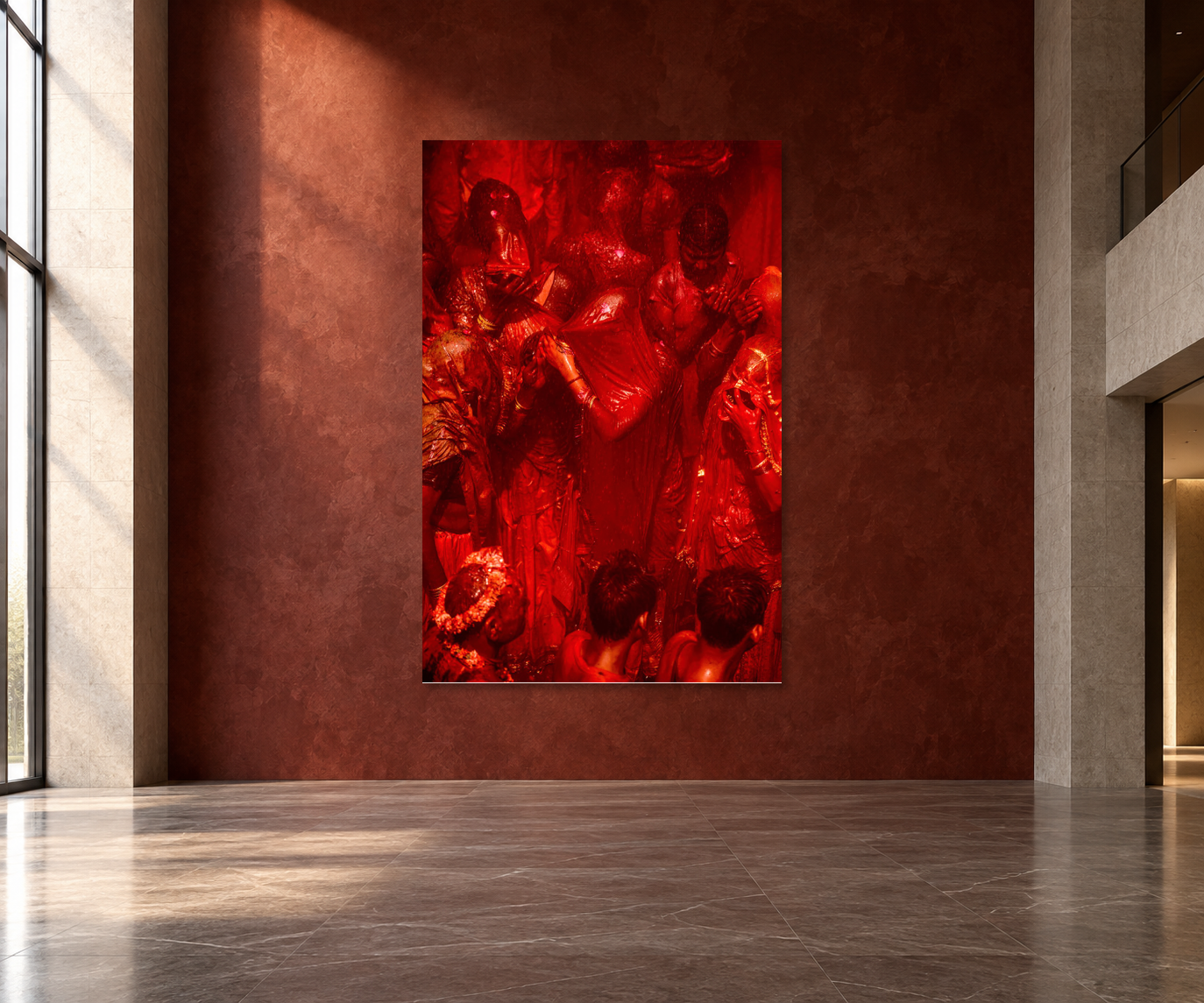 HOLI 1, INDIEN — Raumansicht, Edition 225 × 150 cm