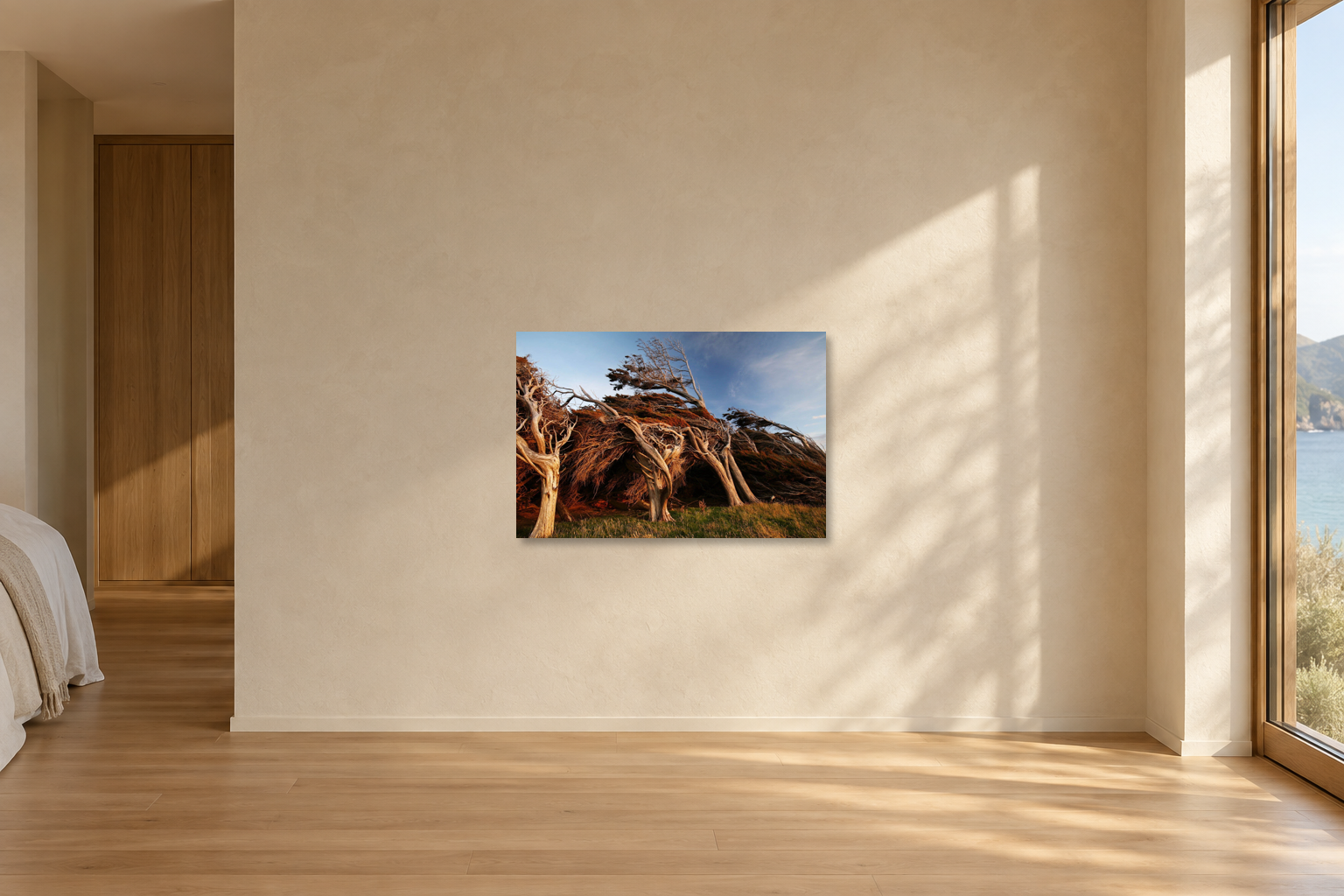 SLOPE POINT 1, NEUSEELAND &mdash; Raumansicht, Edition 60 &times; 90 cm