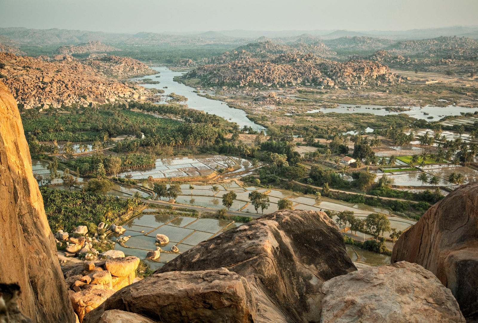 View Hanuman Anjanadri Temple in Hampi, Karnataka